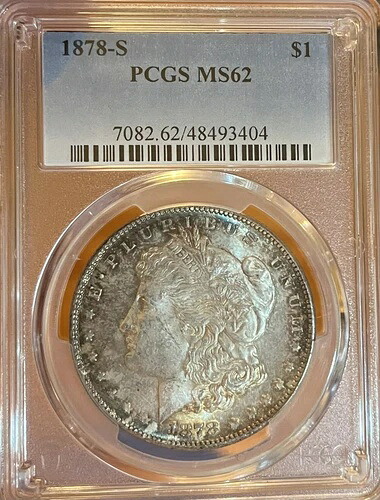 1878-S PCGS MS62 モルガン銀貨｜WORLD RESOURCE【QUEEN店】