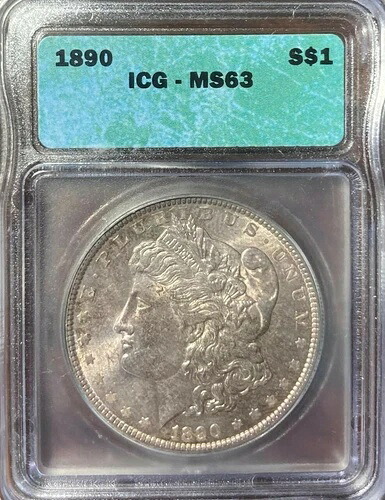 1890年 ICG MS63 モルガン銀貨｜WORLD RESOURCE【QUEEN店】