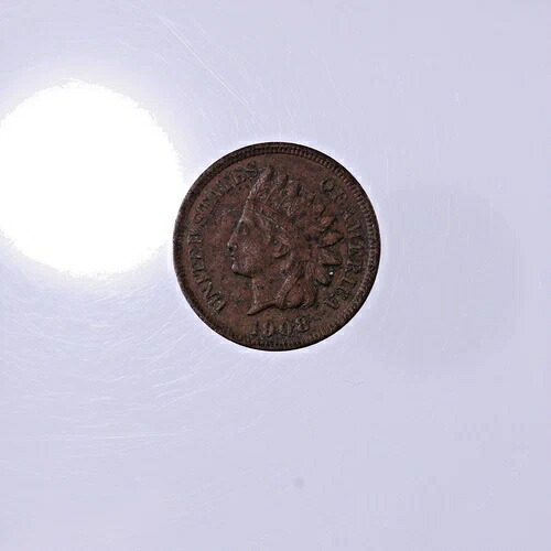1908-S インディアンヘッド 1C サンフランシスコ スモールセントコイン（未加工）