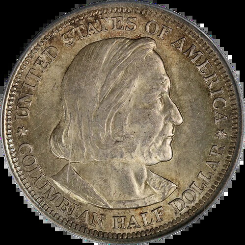 1893年 コロンビアン・コモン・ハーフドル PCGS MS63 OGH 非常に美しい｜WORLD RESOURCE【QUEEN店】