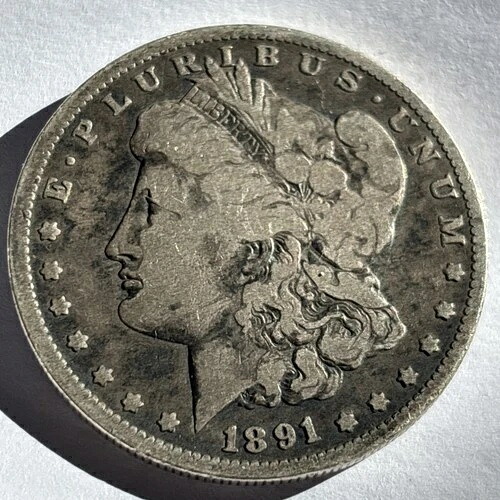 モルガン銀貨（アメリカ）1891年 トーン