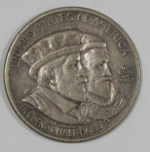 1924年 ユグノー・ワロン建国300周年記念ハーフダラー 極美品