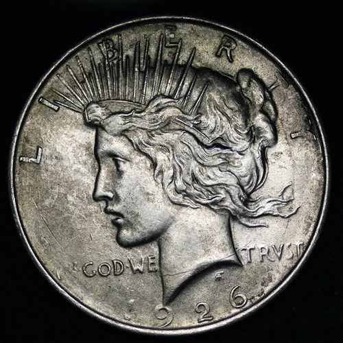 1926年Dミント ピース銀貨 極美品 *未使用* MS E352 VLM