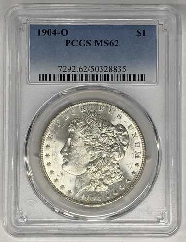 1904年Oミント モーガン銀貨 PCGS MS 62 状態良好 (15)
