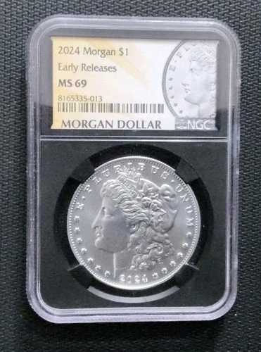 2024年モーガン銀貨 NGC MS69 早期発売 1ドル銀貨