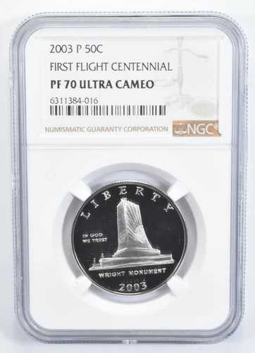 2003年 P PF70 初飛行記念ハーフダラー NGC
