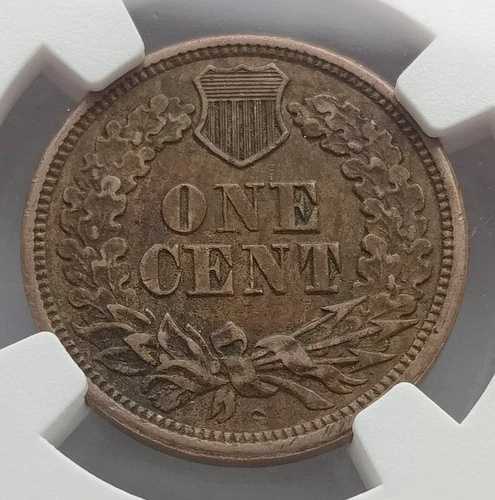 1863年発行 1セント インディアンヘッドセント アメリカ合衆国硬貨 - NGC鑑定 AU 53 38,610円