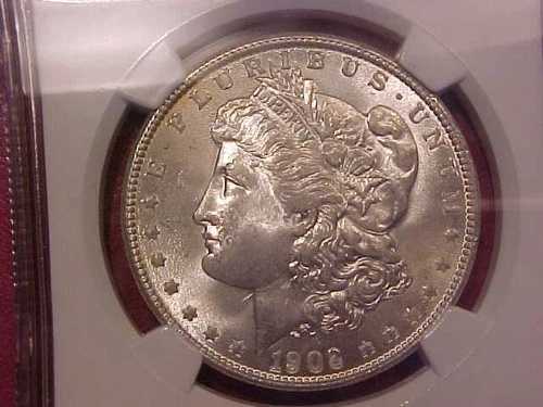 1902年 O モルガン ドル - NGC MS 64 - 写真をご覧ください！ - (G667)