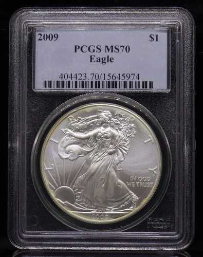 2009年アメリカンイーグル PCGS MS70