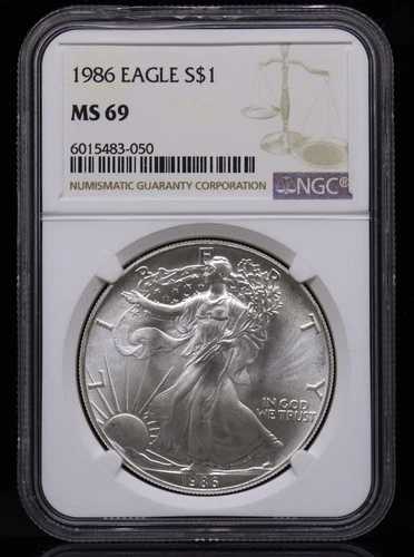 1986年アメリカンイーグル NGC MS69