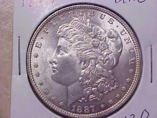 1887年 モーガン銀貨 未使用 美品 (x3338) 42,900円
