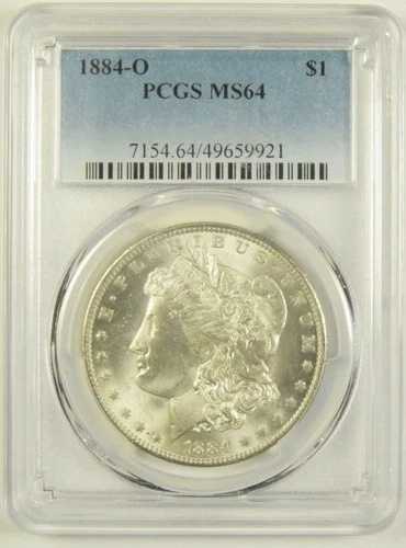 1884年Oミント モルガンドル PCGS MS-64 #59921