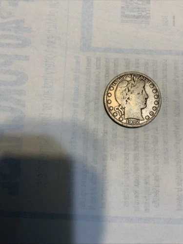 1912年D刻印 バーバーハーフダラー