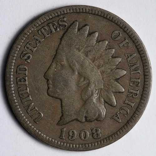 1908-S インディアンヘッドセントペニー FINE E141 TUFR