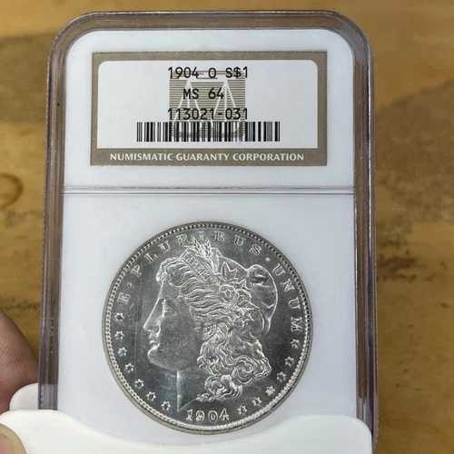 1904年Oミント モーガン銀貨 NGC MS64