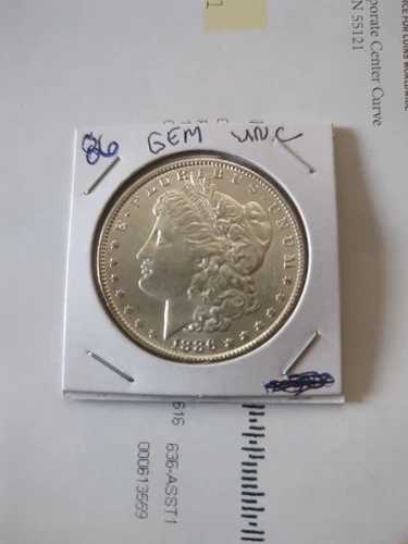 1886年発行の1ドルモルガン銀貨