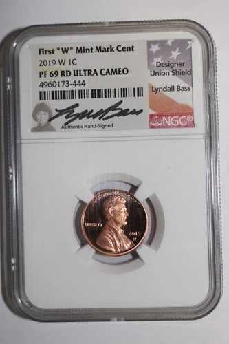 2019年 W リンカーン セント PF69 RD ウルトラ カメオ サイン入りベース NGC #444 42,900円