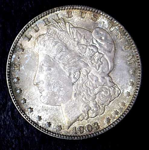 1903年Pミント「高品位」モーガン銀貨1ドル - COINGIANTS - 42,900円