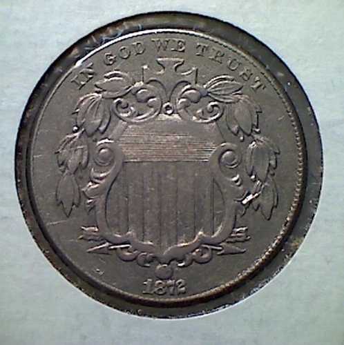 1872年シールドニッケル、極美品／準美品 42,900円