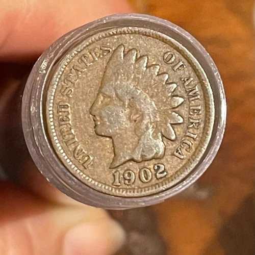 （1）1902年インディアンヘッドセント50枚入りコイン（平均流通状態）
