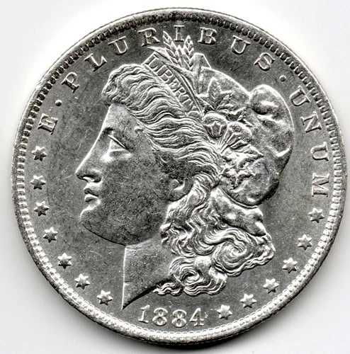 1884年 O モルガン銀貨 未流通 BU