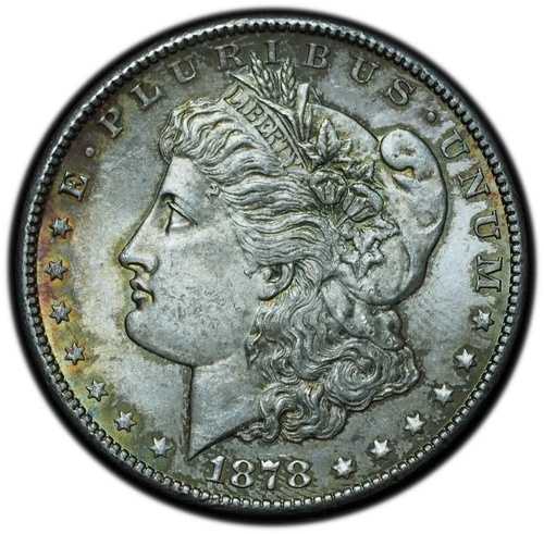 1878年Sミント モーガン・ダラー BU ブリリアント・アンサーキュレーテッド 美しいトーン付き！