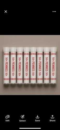 2025年 ペニー リンカーンシールド 8ロールセット 未流通 銀行包装 UNC