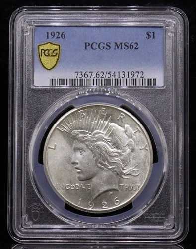 1926年ピースダラー PCGS MS62 42,900円