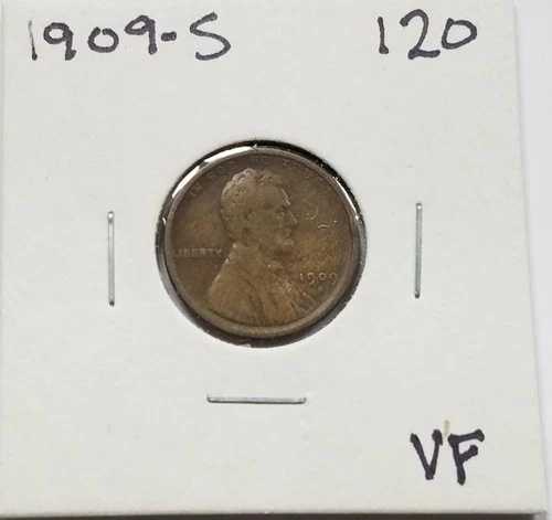 1909年Sミント リンカーン・ウィートセント | 極美品 | 銅貨 | 希少年号