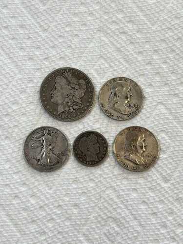 90%銀貨ロット 1896年 O モーガン 2.75 フェイスロット