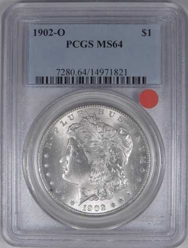 1902年Oミント 1ドル銀貨 PCGS MS 64 モルガン・ダラー [1821年]