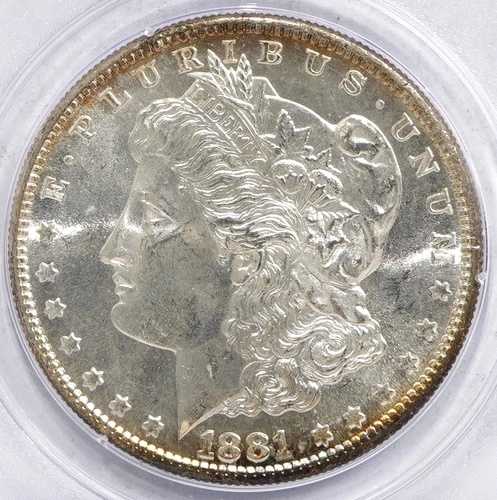 1881年Sミント モルガンドル PCGS MS63