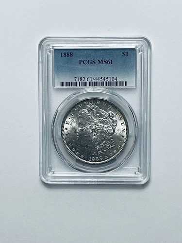 1888年モルガン銀貨 PCGS MS61 42,900円