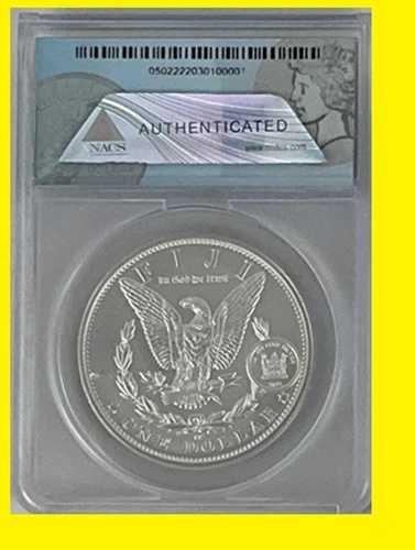 1885年 モーガンCC銀貨 ANACS MS 70 初版 カーソンシティ フィジー造幣局