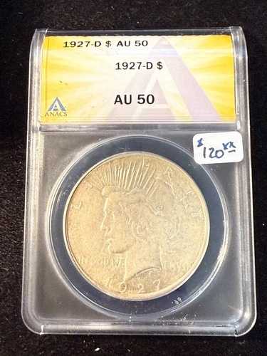 1927年 D ピースダラー ANACS AU 50