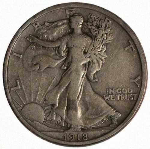 1918年ウォーキングリバティハーフダラー