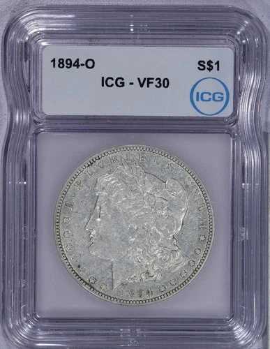 1894-O モルガン銀貨 1ドル ICG VF30 42,900円