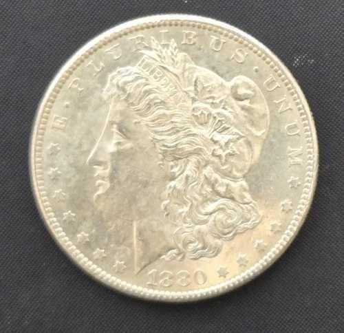 1880年Sミント モーガン銀貨 1ドル - 極美品 - 素晴らしい外観！