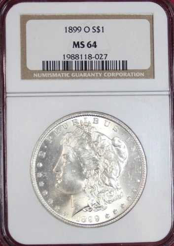 1899-O モルガン・ダラー NGC MS64