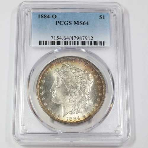 1884年 O PCGS MS64 - トーンのあるシルバー モーガン ドル - 1ドル 米国コイン #44932A