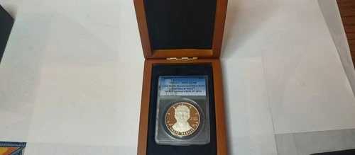 2009年 p ルイ・ブライユ .900 銀貨 ANACS-PR70 DCAM FDOI # 281/1824