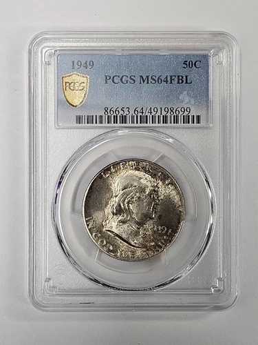 1949年 50セント PCGS MS64FBL フィラデルフィア フランクリン ハーフダラー