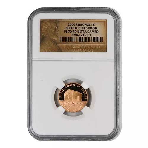 2009年Sミント リンカーンセント NGC PF-70 RD ウルトラカメオ 誕生と幼少期