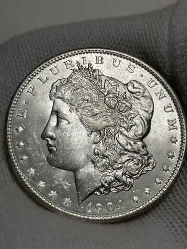 素晴らしい1904年Oミント(ニューオーリンズ)モーガン銀貨 - BU+ 詳細 - 81055