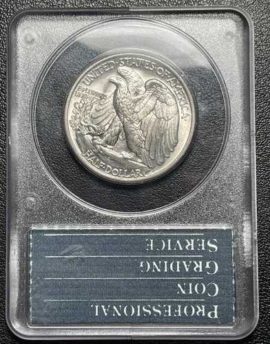 PCGS MS64 1946 ウォーキングリバティハーフダラー OGH ラトラー
