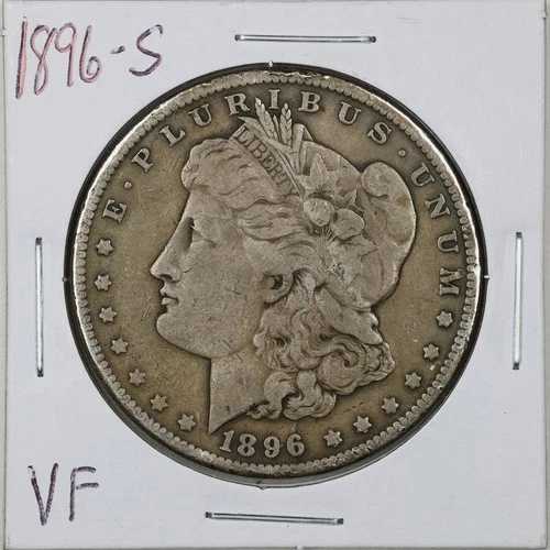 1896年Sミント発行 1ドル モーガン銀貨 極美品 #06691