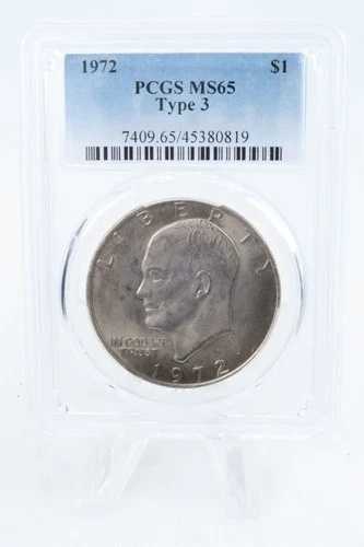 1972年P PCGS MS65 タイプ3 アイゼンハワー・アイク・ダラー（通常貨幣） 42,900円