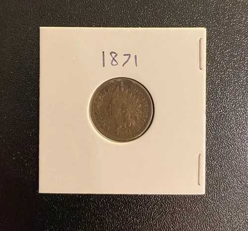 1871年インディアンヘッドペニー - 非常に良好な状態 42,900円