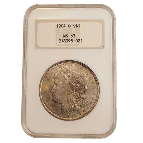 1904年 *O* モルガン銀貨 NGC MS63 第4世代 **FATTY** 送料無料 522