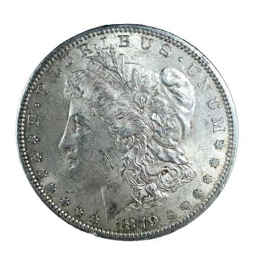 1879-O ラージ O VAM 48 モーガン ドル AU。90% シルバー 1 ドル 米国コイン コレクターズアイテム #1238